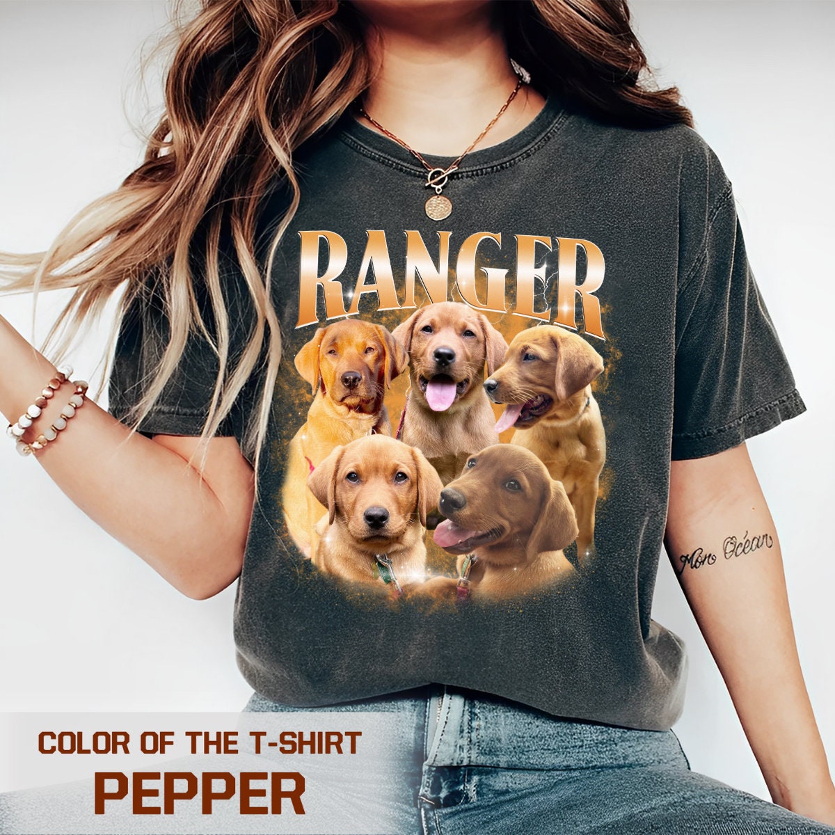 Pet Custom Vintage Washed Shirt, Custom Cat Graphic Unisex T-Shirt, Dog Personalize Bootleg Retro 90's Tee Gift For Her, Pet Lover Shirt