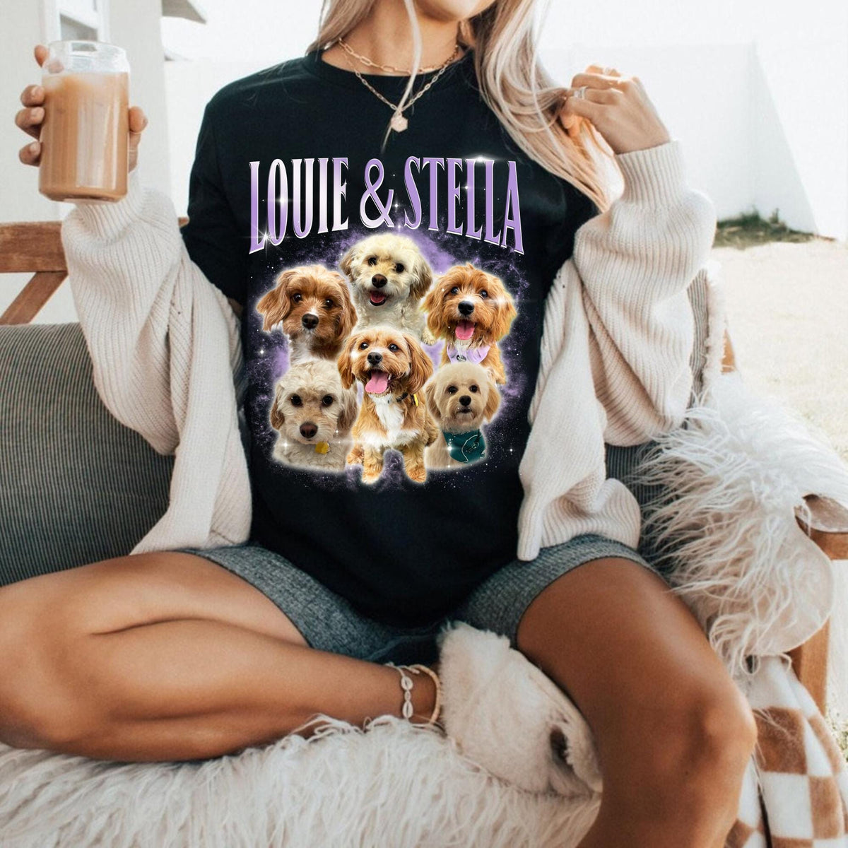 Custom Dog Vintage Comfort Colors Shirt, Personalize Bootleg Retro 90's Tee, Custom Pet Shirt, Pet Memorial Gifts, Gifts for Pet Owners