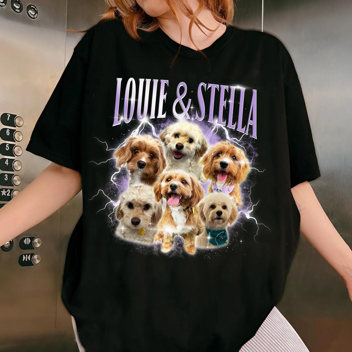Custom Dog Vintage Comfort Colors Shirt, Personalize Bootleg Retro 90's Tee, Custom Pet Shirt, Pet Memorial Gifts, Gifts for Pet Owners