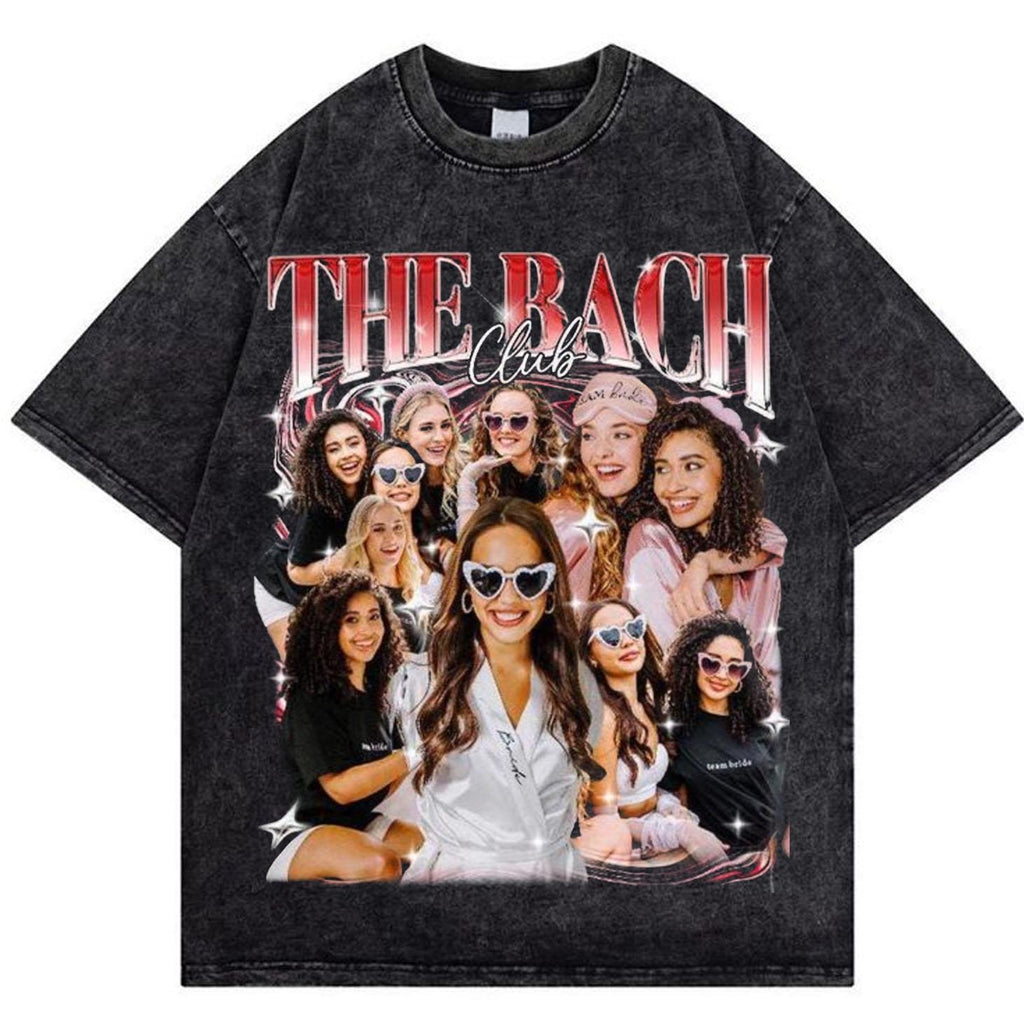 Comfort Colors Bachelorette Party Shirt, Custom Bootleg Rap Tee, Bachelorette Surprise Gift, Personalized Bach Club Shirts, Team Bride Shirt