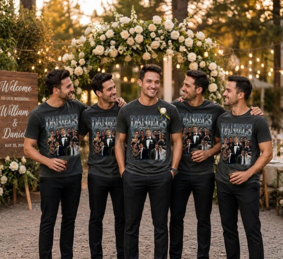 Personalized Pirate Bachelor Party Tee, Custom Groom Face Graphic, Funny Groom Squad Outfit, Matching Party Trip Shirt