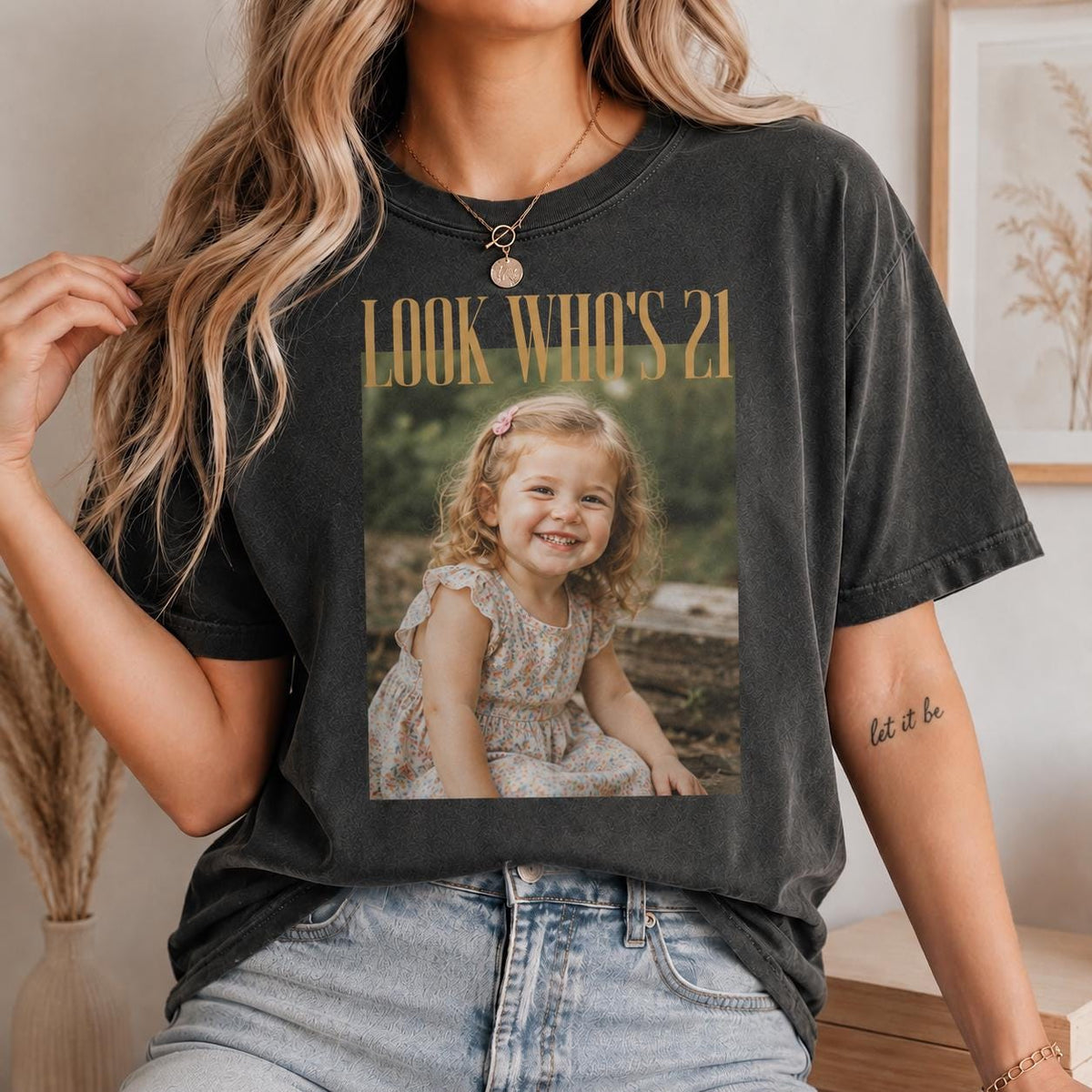 Custom Birthday Photo Shirt, Vintage Retro Birthday Tee, 21st 30th 40th 50th Birthday Gift, Personalized Picture Shirt, Milestone Shirt