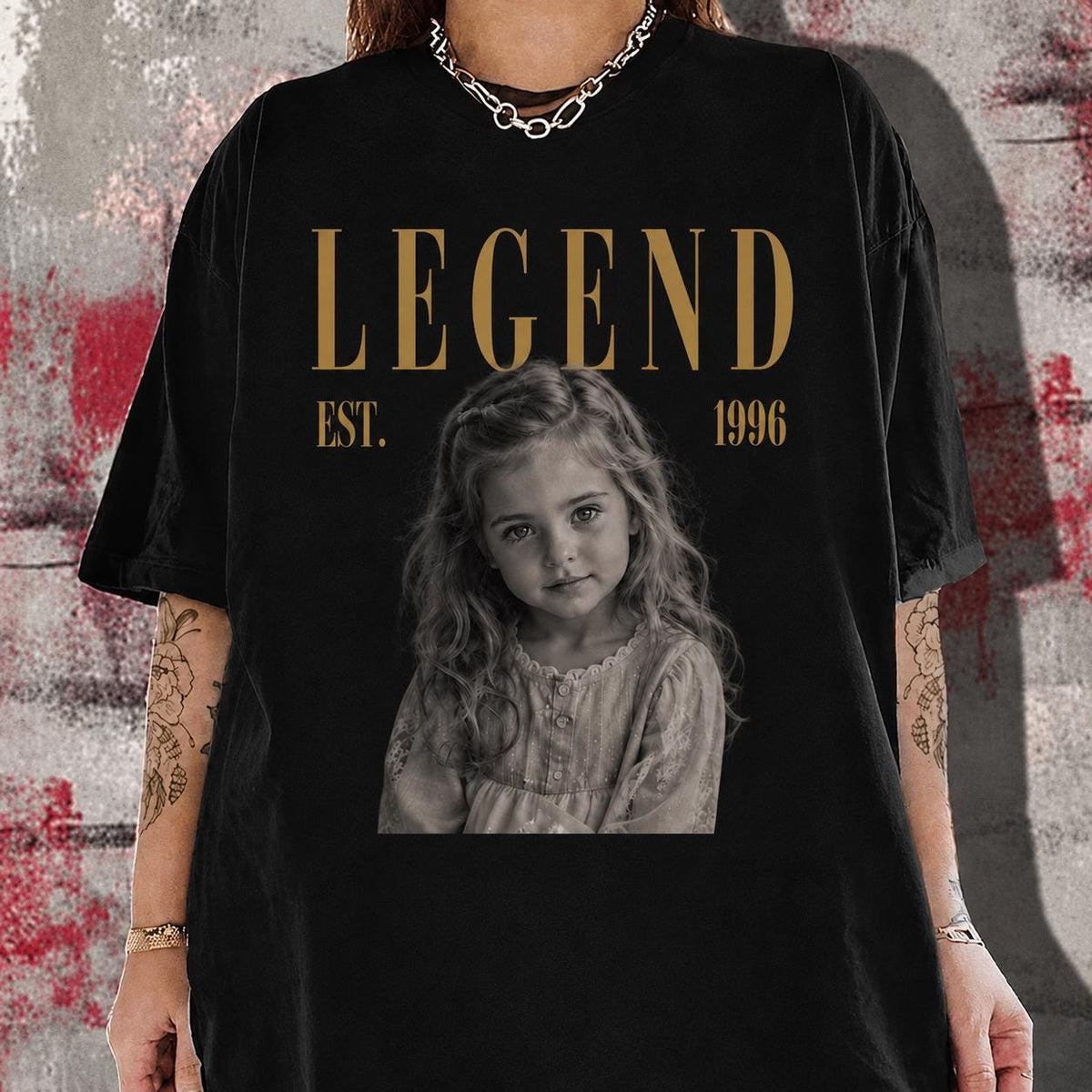 Comfort Colors Custom Vintage 1976 Photo Shirt, Personalized 50th Birthday Bootleg Tee, Born in 1976 Birthday Shirt, Custom Birthday Tee