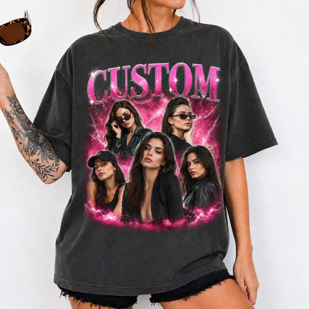 Comfort Colors Custom Face Collage Shirt, Personalized Photo T-Shirt, Best Friend Gift, Custom Picture Tee, Birthday Matching Shirt