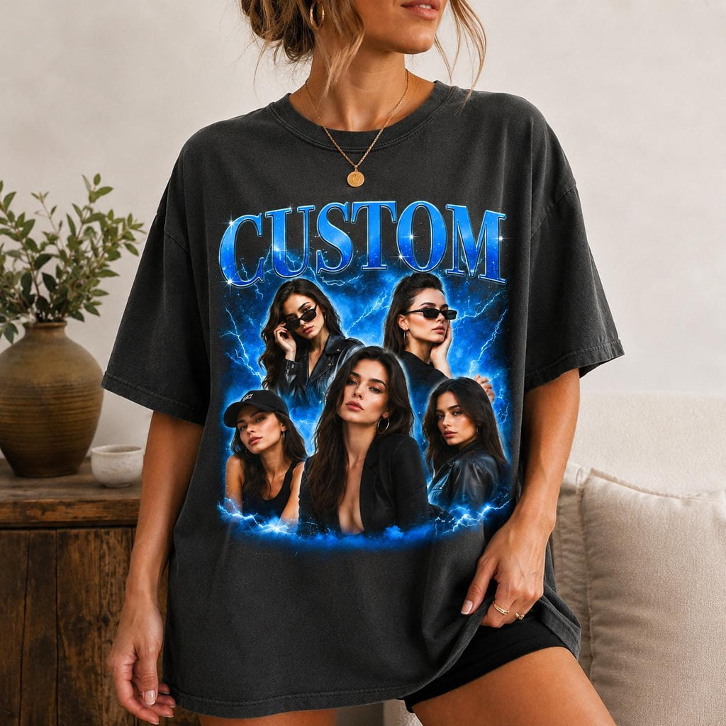 Comfort Colors Custom Face Collage Shirt, Personalized Photo T-Shirt, Best Friend Gift, Custom Picture Tee, Birthday Matching Shirt