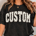 Custom Name Polka Dot Shirt, Personalized Comfort Colors Tee, Preppy Women’s Graphic Top, Trendy Birthday Gift for Her