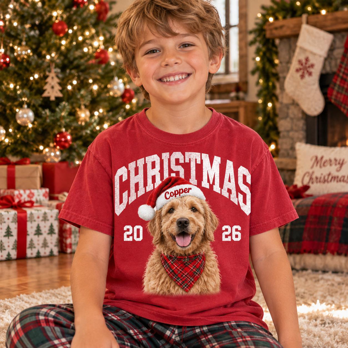 Personalized Pet Christmas Shirt, Custom Dog Cat Photo Tee, Vintage Pet Portrait Shirt, Pet Lover Christmas Gift
