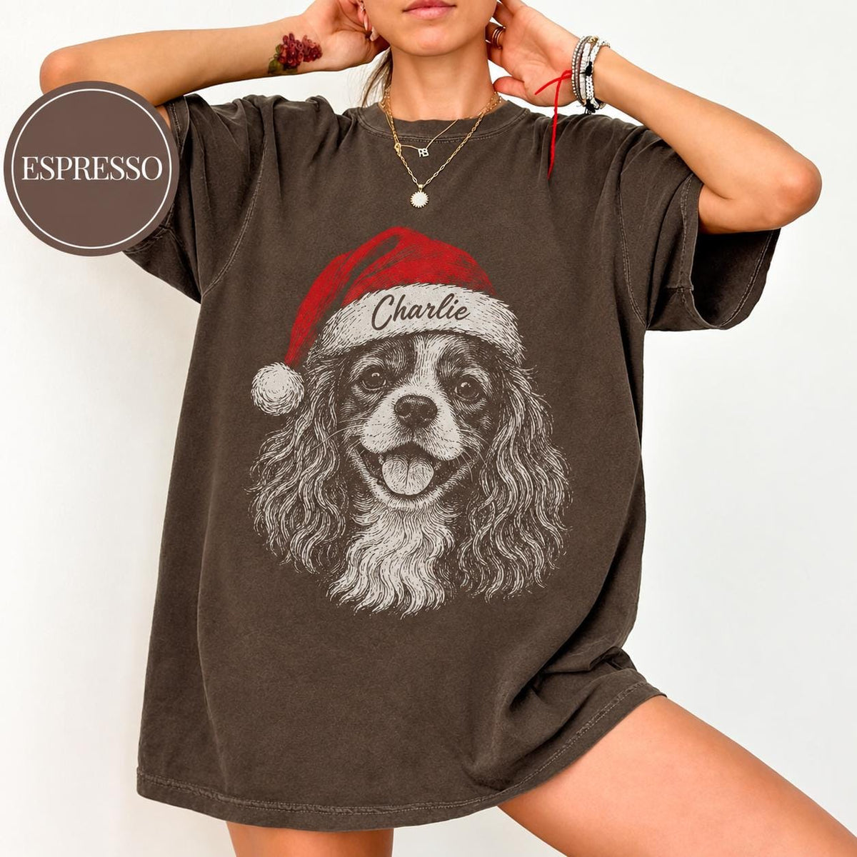 Custom Christmas Pet Face Comfort Colors Shirt, Personalized Pet Photo Tee, Dog Cat Portrait Shirt, Pet Lover Memorial Gift