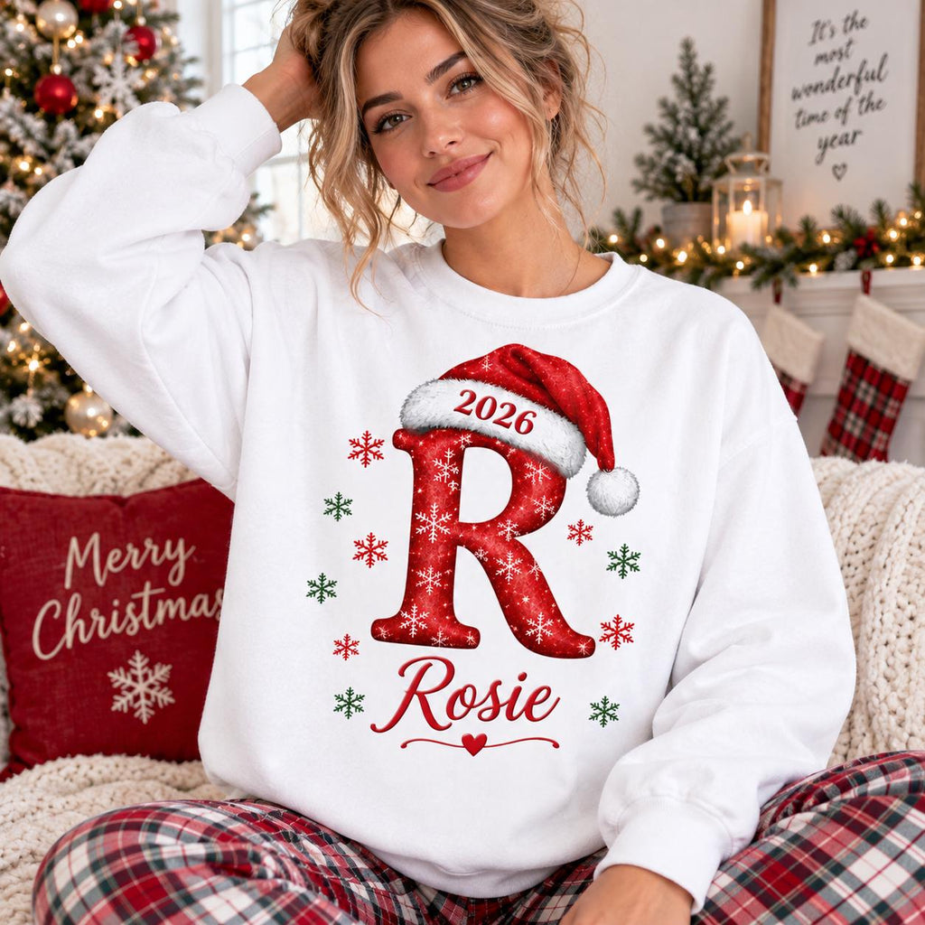 Personalized Family Christmas Shirts, Matching Holiday Pajama Tees, Custom Name Xmas Sweatshirt, Family Christmas Crew Gift