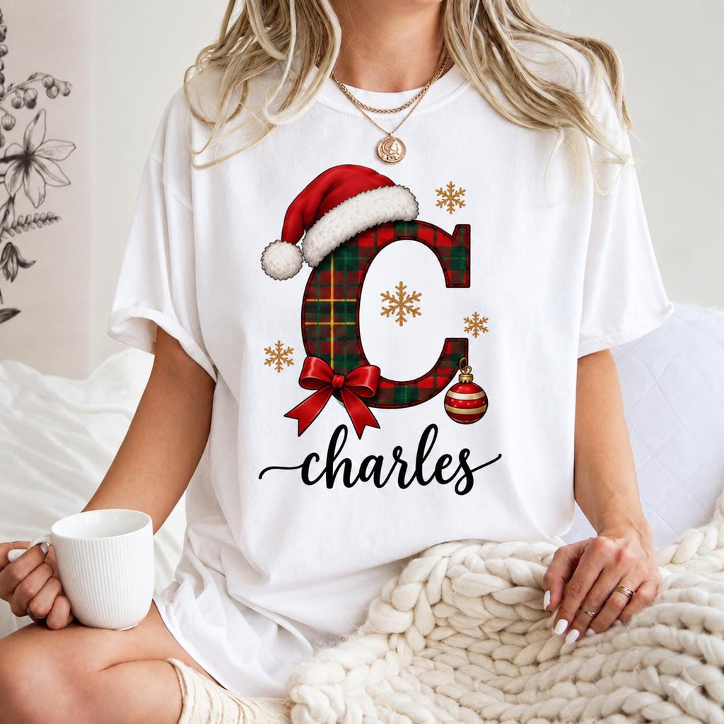 Custom Christmas Family Name Comfort Colors Shirt 2026, Personalized Matching Family Tee, Christmas Sweatshirt, Holiday Gift