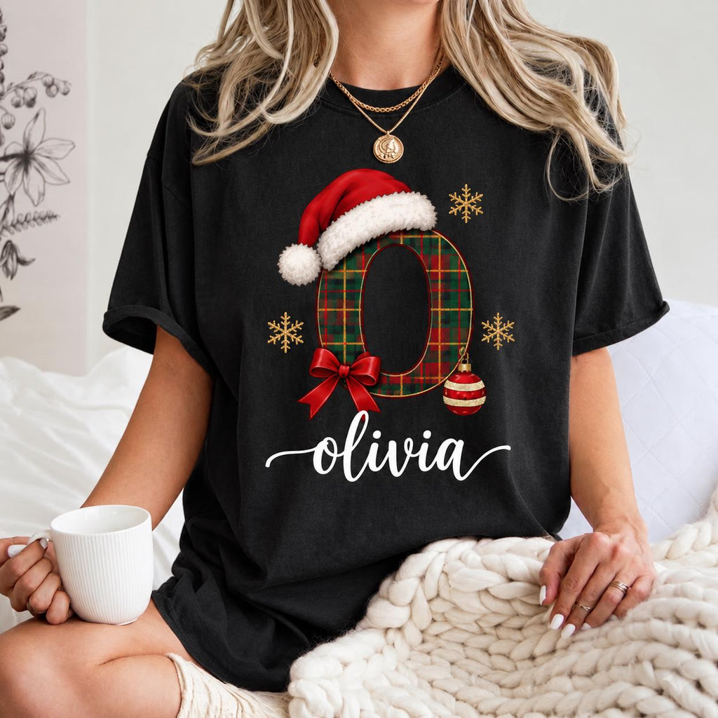 Custom Christmas Family Name Comfort Colors Shirt 2026, Personalized Matching Family Tee, Christmas Sweatshirt, Holiday Gift