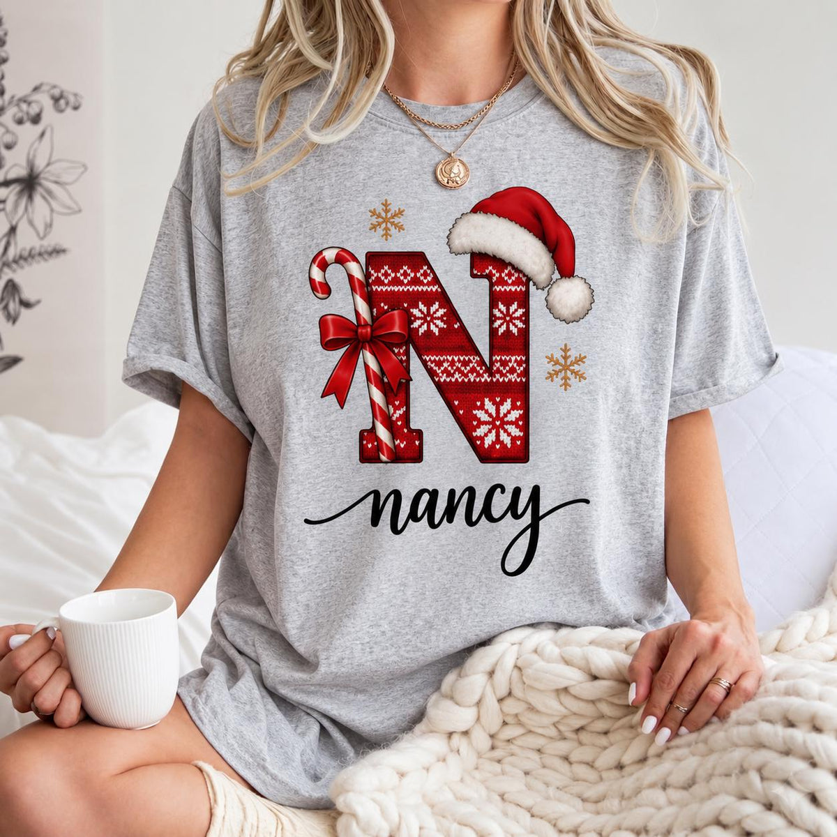Custom Christmas Family Name Comfort Colors Shirt 2026, Personalized Matching Family Tee, Christmas Sweatshirt, Holiday Gift