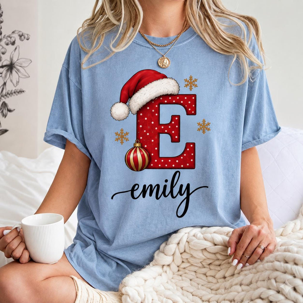 Custom Christmas Family Name Comfort Colors Shirt 2026, Personalized Matching Family Tee, Christmas Sweatshirt, Holiday Gift