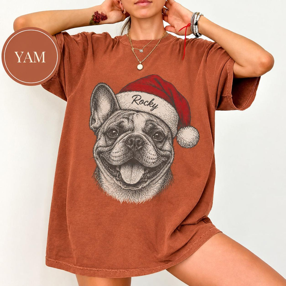 Custom Christmas Pet Face Comfort Colors Shirt, Personalized Pet Photo Tee, Dog Cat Portrait Shirt, Pet Lover Memorial Gift