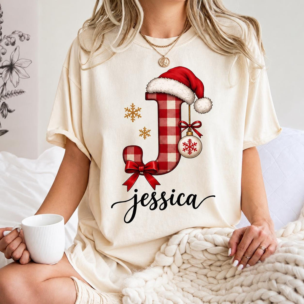 Custom Christmas Family Name Comfort Colors Shirt 2026, Personalized Matching Family Tee, Christmas Sweatshirt, Holiday Gift